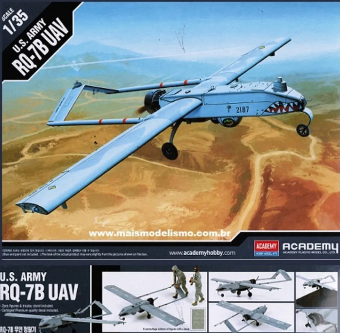 U.S. Army RQ-7B UAV - 1/35 - Academy - Imagem 4