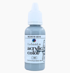 ACRYLIC COLOR 102 FS36270 MEDIUM GRAY 20ML UND