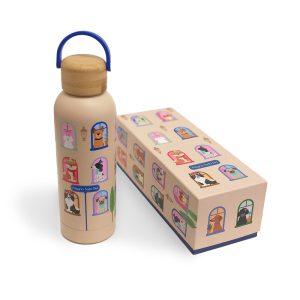 Garrafa Térmica - Fina Ideia - Cachorro na Janela 500ml aço inox