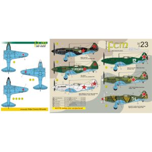 Decalque 032-23 Mig-3 Escala 1/32 - FCM