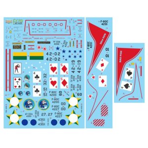 Decalque 032-29 F-80C / AT-33A Escala 1/32 - FCM