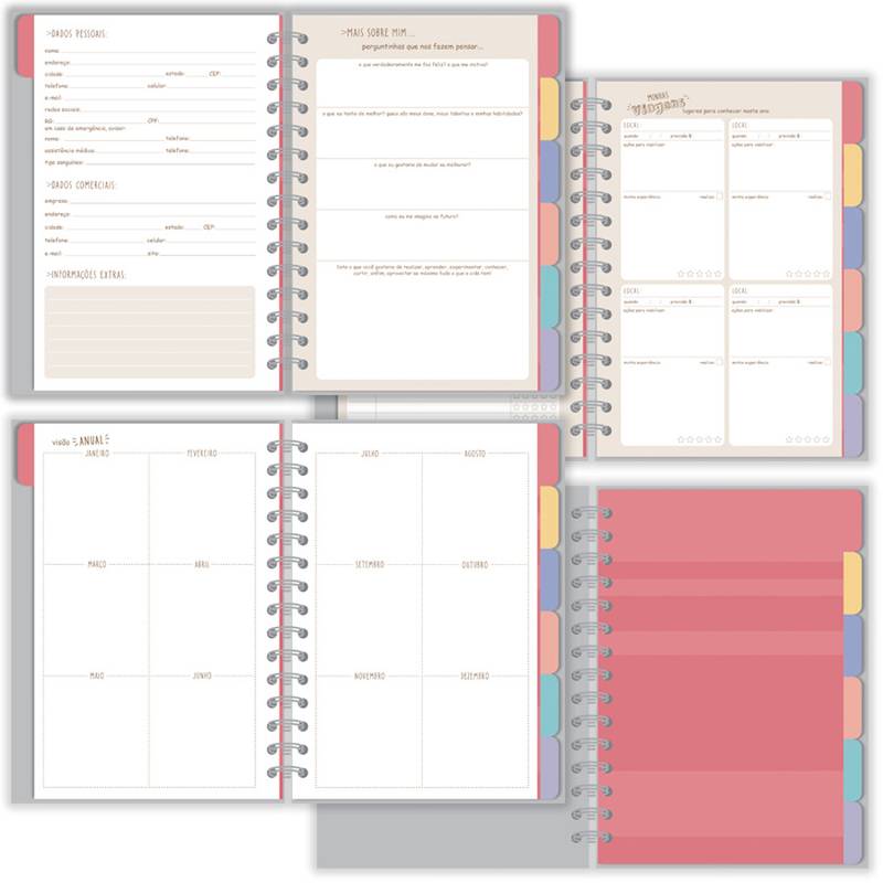 Planner Permanente M Cachorro na janela - Imagem 3