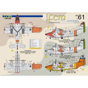 Decalque 048-61 SA-16 Albatros Escala 1/48 - FCM