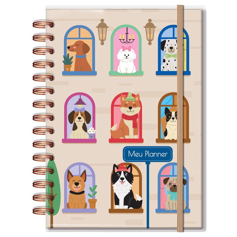 Planner Permanente M Cachorro na janela