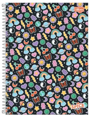 Caderno Universitário Espiral 10 M 80 fls SPICE FEMININO - TILIBRA