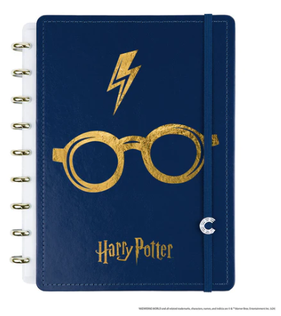 CADERNO CI BY HARRY POTTER AZUL