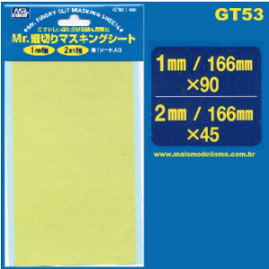 Mascaras Mr FINELY SLIT MASKING SHEETS GT53 - Mr Hobby