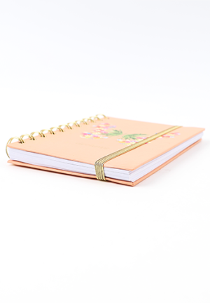 CADERNO A6 ARGOLADO BORBOLETAS