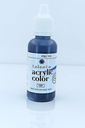 ACRYLIC COLOR 1001 PRETO 20ML UND