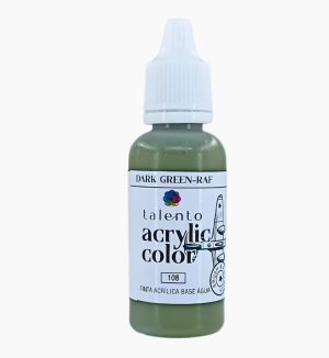 ACRYLIC COLOR 108 DARK GREEN - RAF 20ML UND