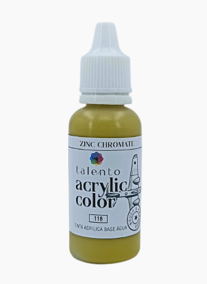 ACRYLIC COLOR 118 ZINC CHROMATE 20ML UND