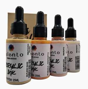 Kit Ink Tons de Pele-4cores de 25ml cada - und