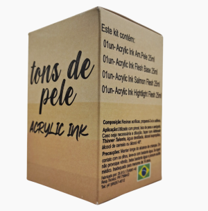 Kit Ink Tons de Pele-4cores de 25ml cada - und